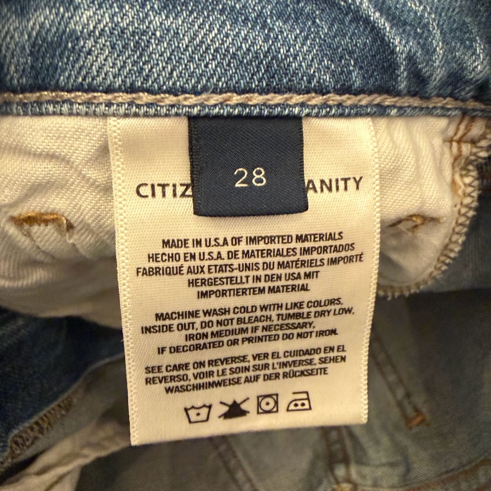 Citizens of Humanity Premium Vintage Marlee Relaxed Taper Jean Size 28 - Picture 9 of 12